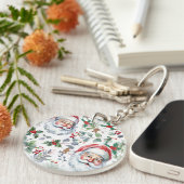 Porte-clés Clavier de Noël (Devant Droit)