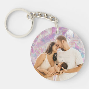 Porte-clés Clavier de Parties scintillant personnalisé avec p