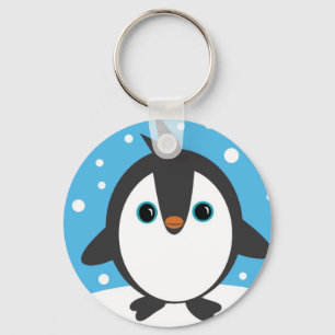 Porte-clés Clavier de pingouin mou