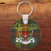Porte-clés Clavier du crâne Buchanan Tartan (Recto)