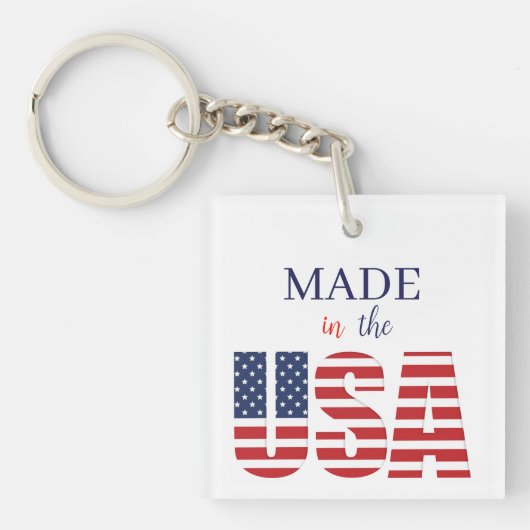 Porte-clés Clavier - Fabriqué aux Etats-Unis (Devant)