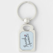 Porte-clés Clavier Finlandais Américain Entwin Hearts (Devant)