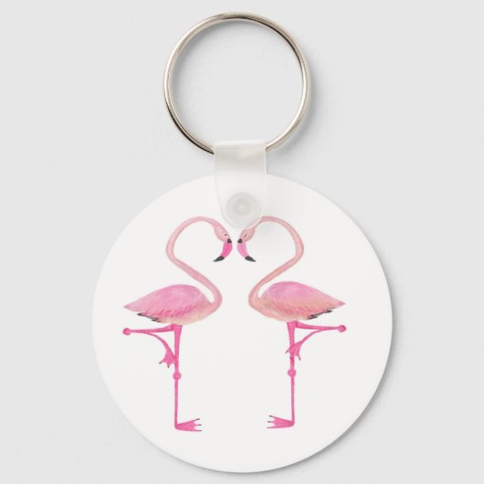 Porte-clés Clavier Flamant rose (Recto)