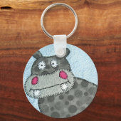 Porte-clés Clavier - Hippo affamé (Recto)