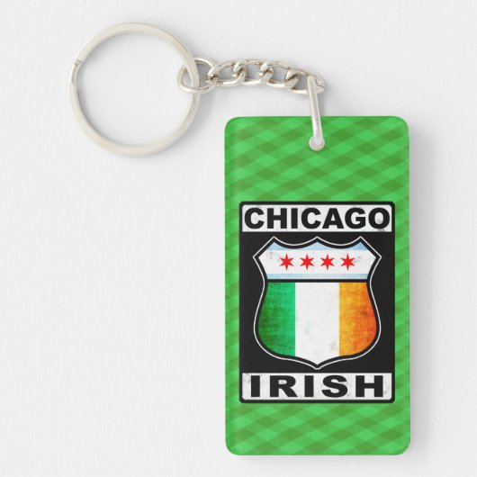 Porte-clés Clavier irlandais de Chicago (Devant)
