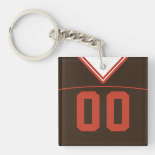 Porte-clés Clavier Jersey Personnalisable, Crosse De Football