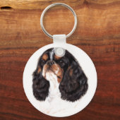 Porte-clés Clavier : Jouet anglais (roi charles) spaniel (Recto)