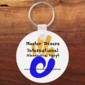Porte-clés Clavier Master Divers International (Recto)