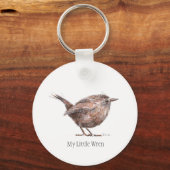 Porte-clés Clavier "My Little Wren" pour oiseaux (Recto)