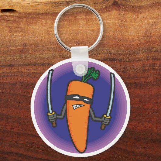 Porte-clés Clavier Ninja Carrot (Recto)