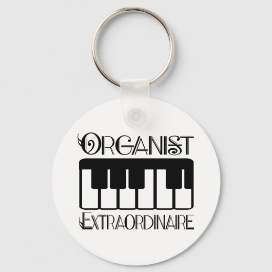 Porte-clés Clavier Organist Extraordinaire (Recto)