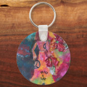 Porte-clés Clavier Peace & Love (Recto)