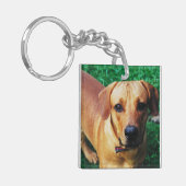 Porte-clés Clavier personnalisé à double face (Devant gauche)