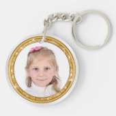 Porte-clés Clavier personnel peu coûteux Photo et texte (Dos)