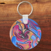 Porte-clés Clavier Pink Moon Lovelies (Recto)