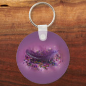 Porte-clés Clavier - Plumes violettes Fairys (Recto)