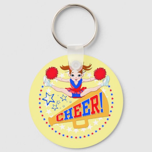 Porte-clés Clavier pom-pom girl (Recto)