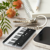 Porte-clés Clavier pour piano (Devant droit)