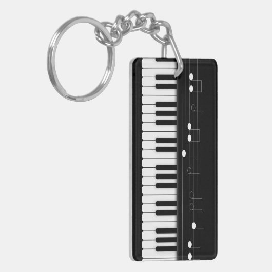 Porte-clés Clavier pour piano (Devant gauche)