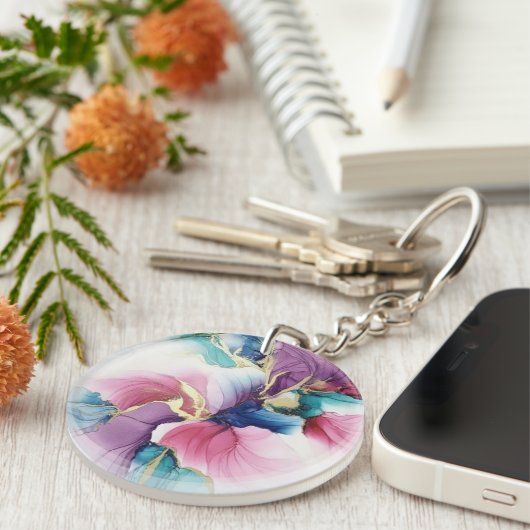 Porte-clés Clavier Premium - Accesseur élégant et fonctionnel (Devant Droit)