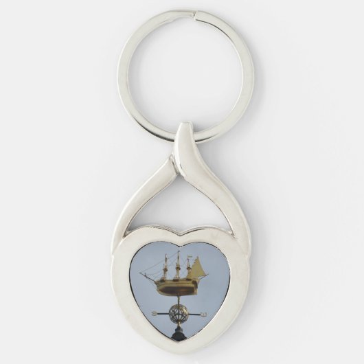 Porte-clés Clavier Rose Compass (Devant)