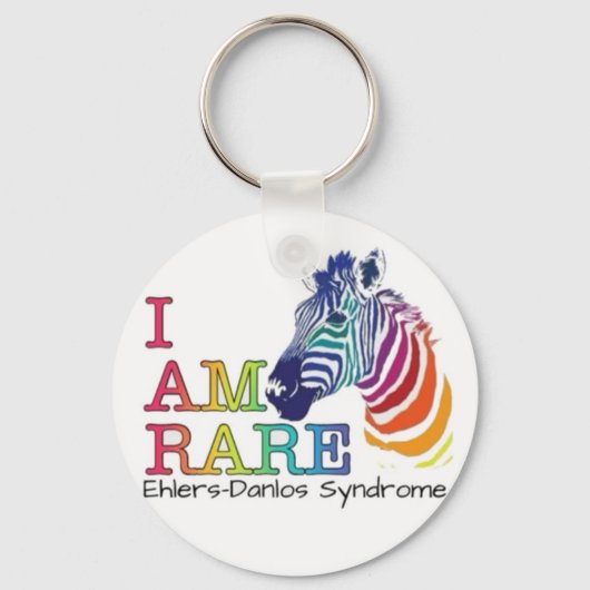 Porte-clés Clavier - syndrome de ehlers-danlos (Recto)