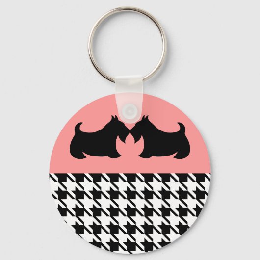 Porte-clés Clavier Terrier écossais (Recto)