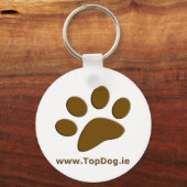 Porte-clés Clavier TopDog.ie Paw (Recto)