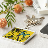 Porte-clés Clavier Tropical Papillon Daisy (Côté)