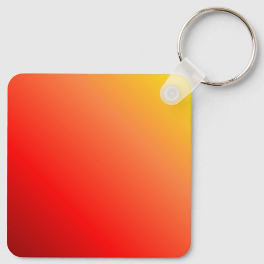 Porte-clés Clavier Tropical Summer (dégradé rouge-orange-jaun (Dos)