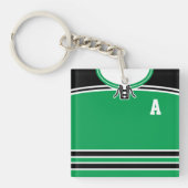 Porte-clés Clavier Uniforme Personnalisable De Hockey Sur Gla (Devant)