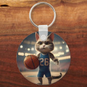 Porte-clés Claw-some Hoops : Cat sans peur (Recto)