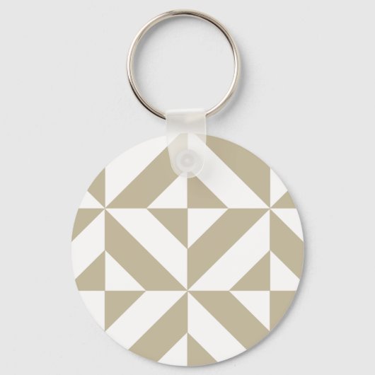 Porte-clés Clay Geometric Deco Cube Pattern (Recto)
