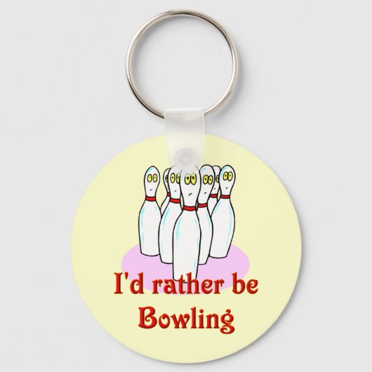 Porte-clés clé de bowling (Recto)