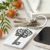 Porte-clés Clé de chasteté de cocu (Devant droit)