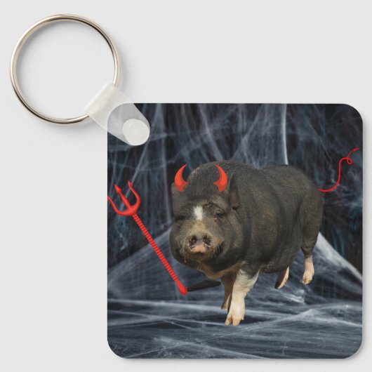 Porte-clés Clé de Crowley Halloween ! (Recto)