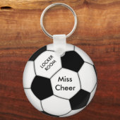 Porte-clés Clé de l'entraîneur de football (Recto)