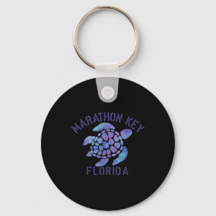 Porte-clés Clé de marathon, Fl Beach Design _ Cadeau de tortu
