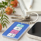 Porte-clés Clé de nom de table périodique Archer (Devant droit)