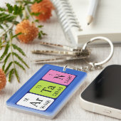 Porte-clés Clé de nom de table périodique Artan (Devant droit)