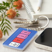 Porte-clés Clé de nom de table périodique Artis (Devant droit)