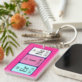 Porte-clés Clé de nom de table périodique d'erreur (Devant droit)