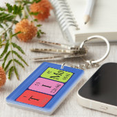 Porte-clés Clé de nom de table périodique du Timo (Devant droit)