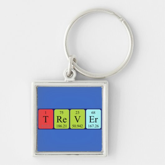 Porte-clés Clé de nom de table périodique du trépied (Devant)