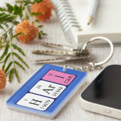 Porte-clés Clé de nom de table périodique Hari (Devant droit)