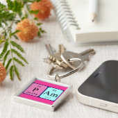 Porte-clés Clé de nom de table périodique Pam (Côté)