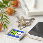 Porte-clés Clé de nom de table périodique René (Côté)