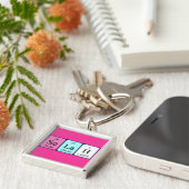 Porte-clés Clé de nom de table périodique Selah (Côté)