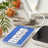 Porte-clés Clé de nom de table périodique Shaun (Devant droit)