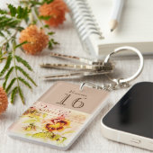 Porte-clés Clé de pièce de station de vacances de loge (Devant droit)